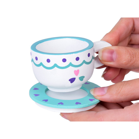 Fa teáskészlet Inlea4Fun TEA SET TRAY ZA5385