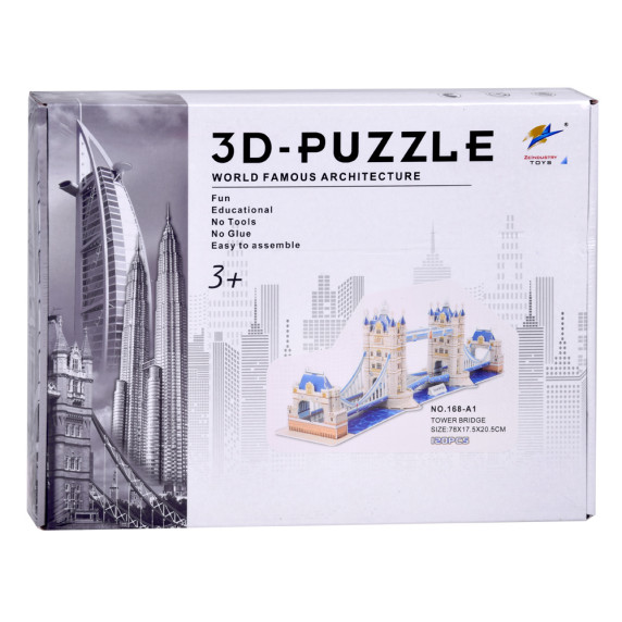 3D puzzle Tower Bridge 120 darabos