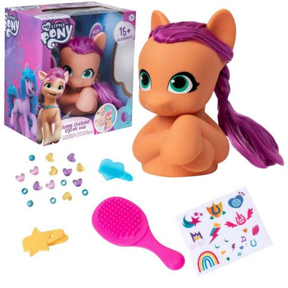 Česacia hlava poníka HASBRO My Little Pony Sunny Starscout