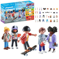 Figurák és kiegészítők építőkockákhoz 54 darabos Playmobil My Figures City Life 71401 - 