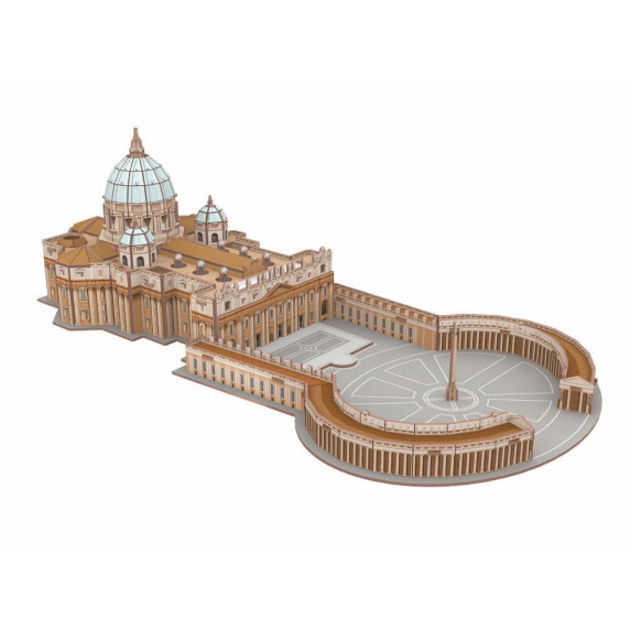 3D puzzle Bazilika sv. Petra vo Vatikáne 68 prvkov REVELL