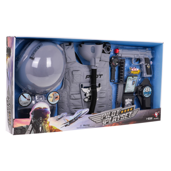 Costum pilot pentru copii - Inlea4Fun PILOT PLAYSET