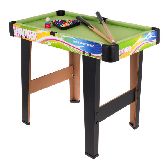 Biliardový stôl s príslušenstvom Inlea4Fun SNOOKER TABLE SPORT