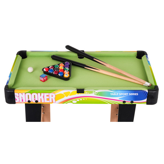 Biliardový stôl s príslušenstvom Inlea4Fun SNOOKER TABLE SPORT