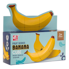 Edukačná puzzle kocka Inlea4Fun BANANA CUBE - banán - 