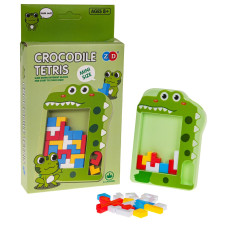 Tetris na doske v tvare krokodíla Inlea4Fun CROCODILE TETRIS - 