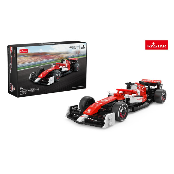 Építőjáték 340 darabos Inlea4Fun 1:24 RASTAR Alfa Romeo F1 C42