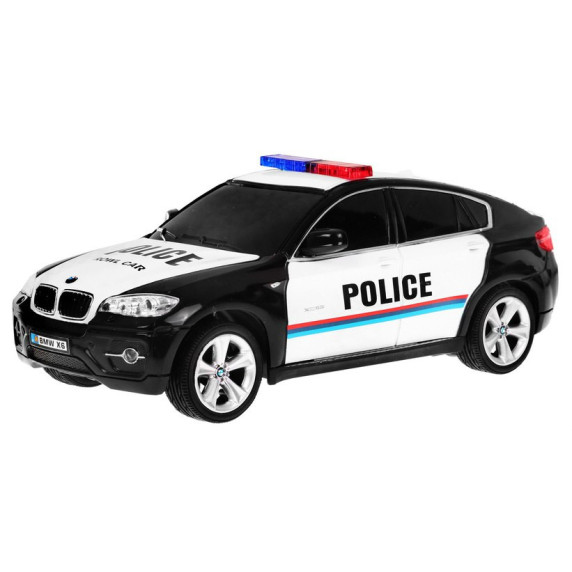 RC Policajné auto BMW X6 na diaľkové ovládanie 1:24 Inlea4Fun