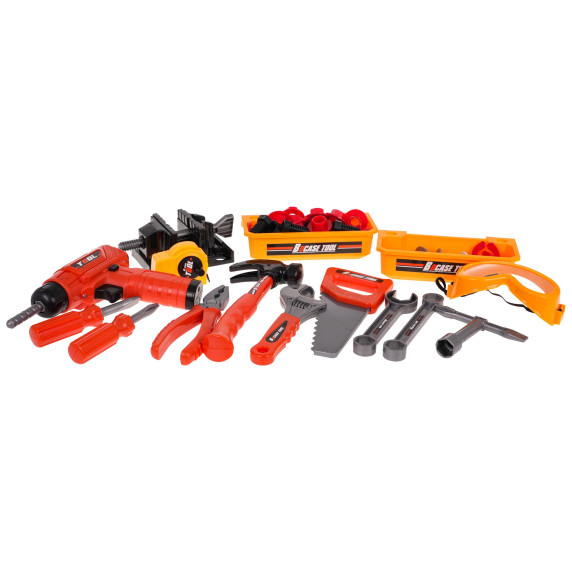 Szerszámos asztal 4az1-ben 90 darabos Inlea4Fun POWER KID´S TOOL