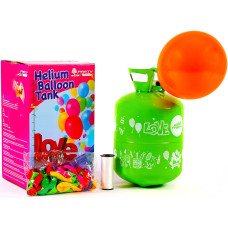 Hélium palack 30 lufi felfújásához Aga4Kids PARTY 30 MIX -  Kék/Zöld - MR3101 - 