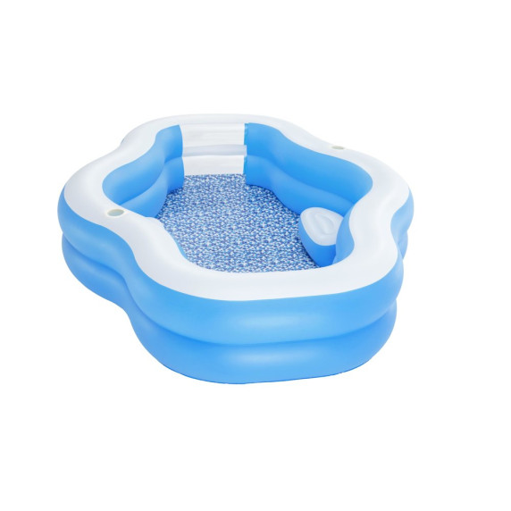 Piscină gonflabilă cu 2 suporturi pentru băutură - 270 x 198 x 51 cm - BESTWAY 54409  Family