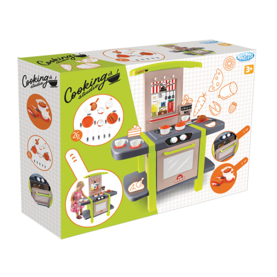 Játékkonyha 26 darabos MOCHTOYS Cooking Studio 11854