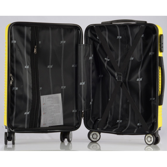 Set troler - S, M, L - galben - Aga Travel MR4654-Yellow