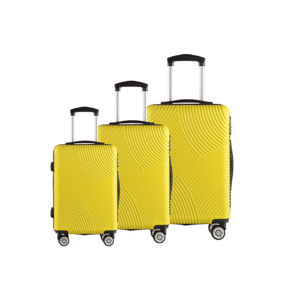 Set troler - S, M, L - galben - Aga Travel MR4654-Yellow