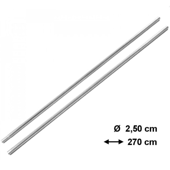 Védőháló tartóoszlop Ø 2,5 cm hossz 270 cm AGA MR1503SP-270