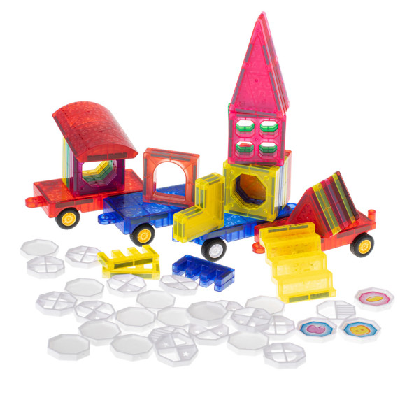 Set de construcție pentru copii 72 buc - MAGNET BLOCKS