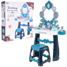 Szépítkező asztal székkel Inlea4Fun FANTASY DRESSING TABLE - Kék - 