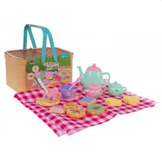 Játék teáskészlet piknikkosárral Inlea4Fun PICNIC SWEET SET - 