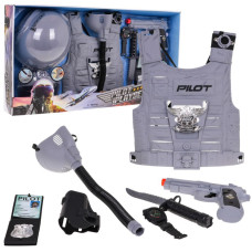 Pilóta jelmez tartozékokkal Inlea4Fun PILOT PLAYSET - 