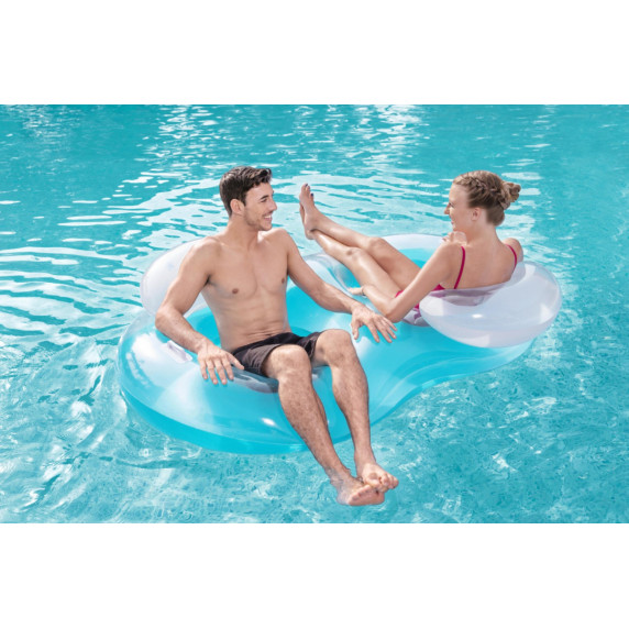 Fotoliu dublu gonflabil - 188x167 cm - BESTWAY 43009 Double Ring Float 