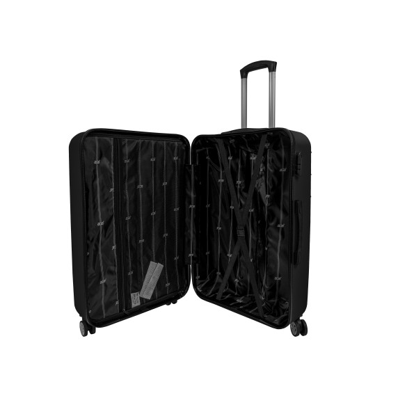 Sada cestovných kufrov AGA Travel MR4655-Black - čierna