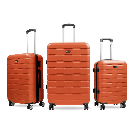 Sada cestovných kufrov AGA Travel MR4658-Dark Orange - oranžová