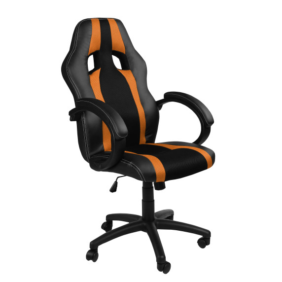 Forgószék, gamer szék AGA MR2060ORANGE - Fekete/narancssárga