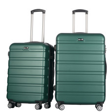 Set troler 2 bucăți - AGA Travel MR4660-Dark Green - verde închis - 