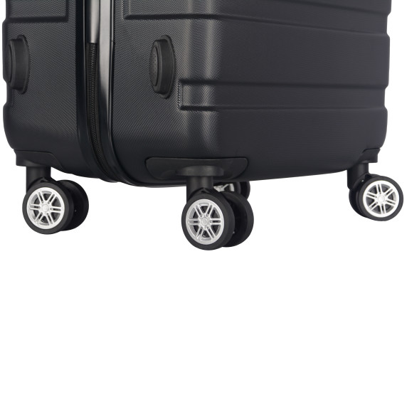 Cestovný kufor AGA Travel MR4661-Black - čierny