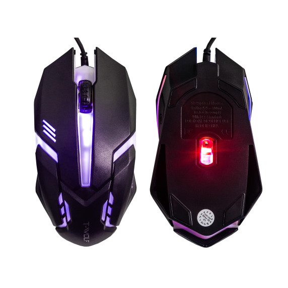 Tastatură gaming iluminată + mouse - AGA MR1567