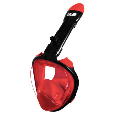 Teljes arcos búvármaszk snorkeling L/XL AGA DS1113R-BL - Fekete/piros - 