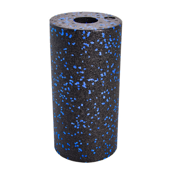 Masážny valec 15 x 30 cm AGA DS615BLACK-BLUE - čierny/modrý