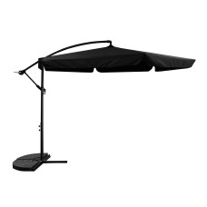 Umbrelă de soare de grădină 300 cm - Aga MR2023 - Negru - 