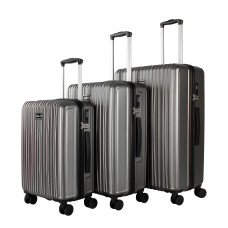 Set troler - AGA Travel MR4667 - D.GREY - Gri închis - 