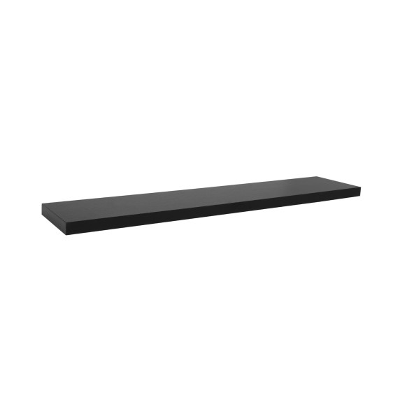 Lebegő polc 100 x 23,5 cm AGA MR2133-Black - fekete