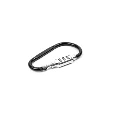 Carabinier cu blocare cod 12,1x 6,7 cm - Aga DS4551 - negru - 