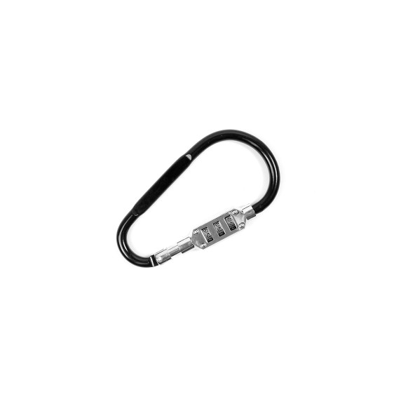 Carabinier cu blocare cod 12,1x 6,7 cm - Aga DS4551 - negru