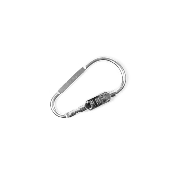 Carabinier cu blocare cod 12,1x 6,7 cm - Aga DS4551 - Argintiu