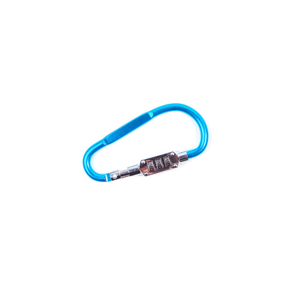 Carabinier cu blocare cod 9 X 4,8 cm - Aga DS4552 - Albastru