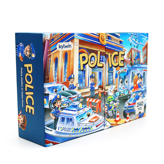 Detské puzzle Polícia 240 dielikov Aga4Kids MR1467