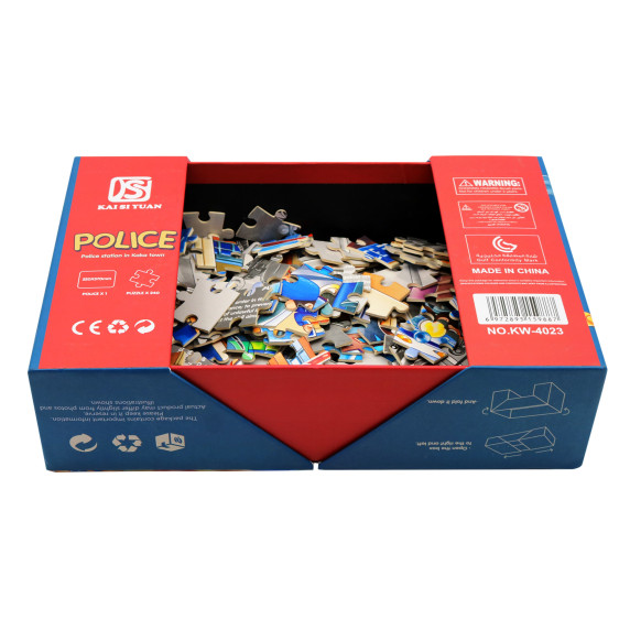 Detské puzzle Polícia 240 dielikov Aga4Kids MR1467