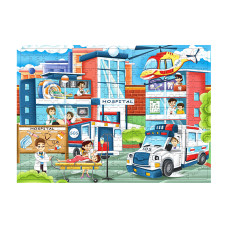 Gyermek puzzle Kórház 172 db Aga4Kids  MR1466 - 