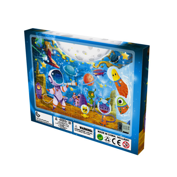 Detské puzzle Vesmírni cestovatelia 216 dielikov Aga4Kids MR1464