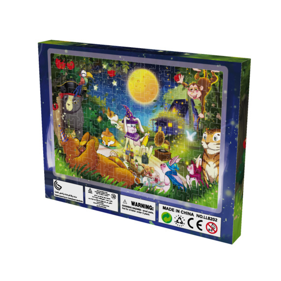 Detské puzzle Zvieratká v lese 216 dielikov Aga4Kids MR1463