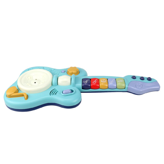 Interaktív játék gitár Aga4Kids MR1398-BLUE - Kék