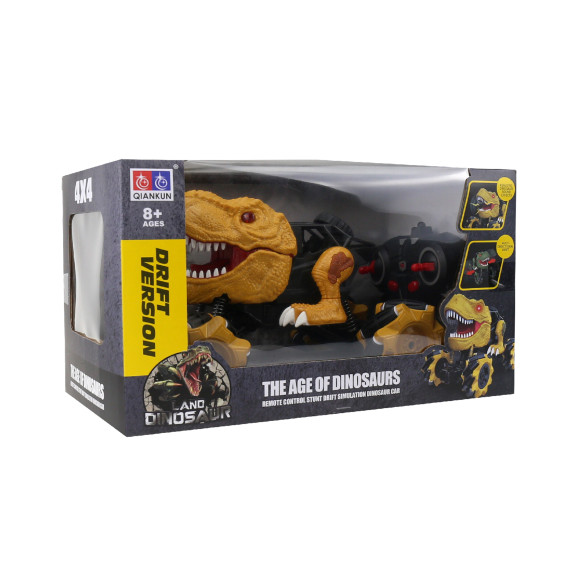 RC Autíčko Dinosaurus Aga4Kids MR1401-Yellow - žlté