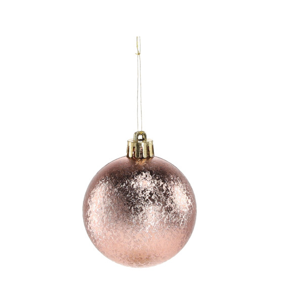 Karácsonyfa dísz szett 44 darab 3/6 cm - rose gold