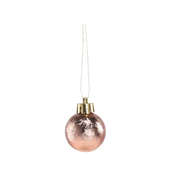 Karácsonyfa dísz szett 44 darab 3/6 cm - rose gold