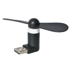 Ventilator portabil micro USB - negru - 5770 - 