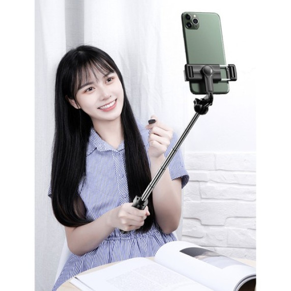 Selfie stick telescopic fără fir cu trepied - Izoxis 23518